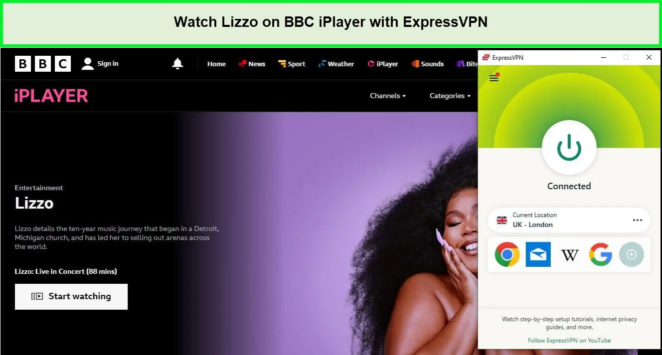 Watch-Lizzo-in-Spain-on-BBC-iPlayer-with-ExpressVPN