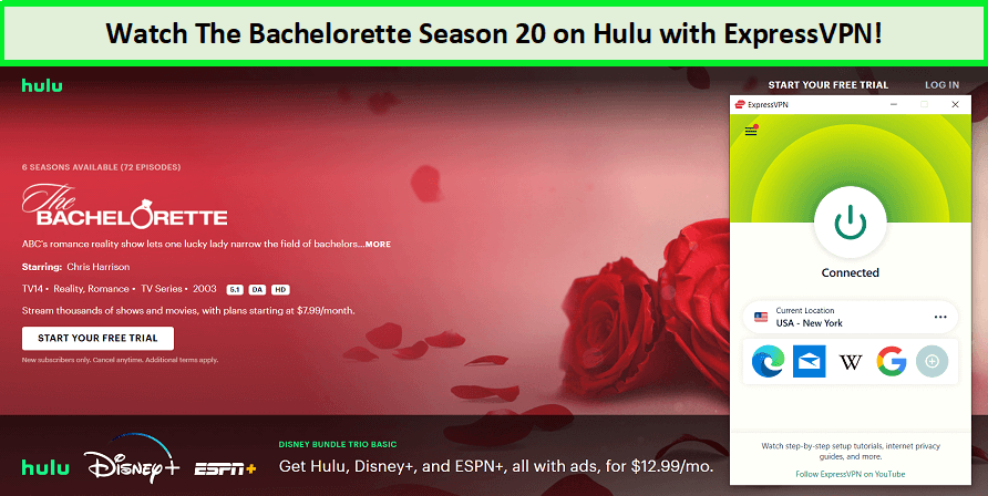 Watch-The-Bachelorette-Season-20-in-New Zealand-on-Hulu-with-ExpressVPN
