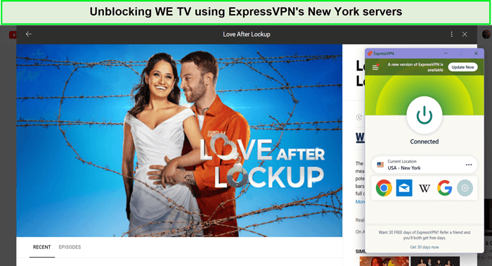 unblocking-we-tv-using-expressvpn-in-India