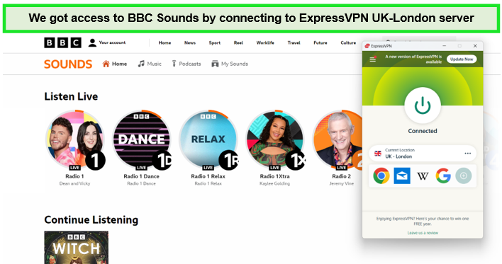 BBC-Sounds mit ExpressVPN 1 BBC-Sounds mit ExpressVPN 1 nutzen in - Deutschland 