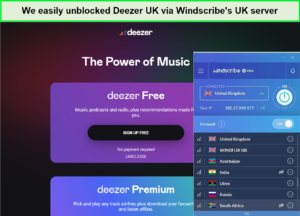 deezer-windscribe-unblock-in-UK