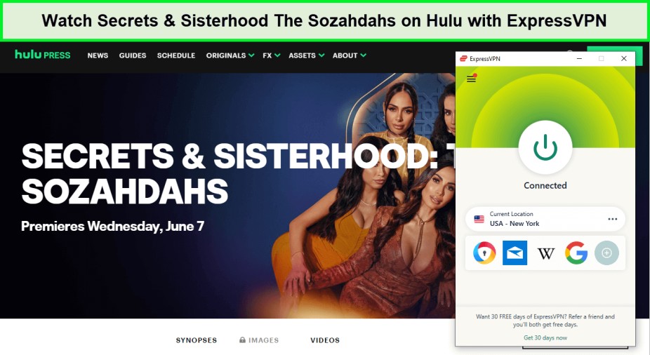 expressVPN-unblocks-Secrets-&-Sisterhood-The-Sozahdahs-in-Canada-on-hulu