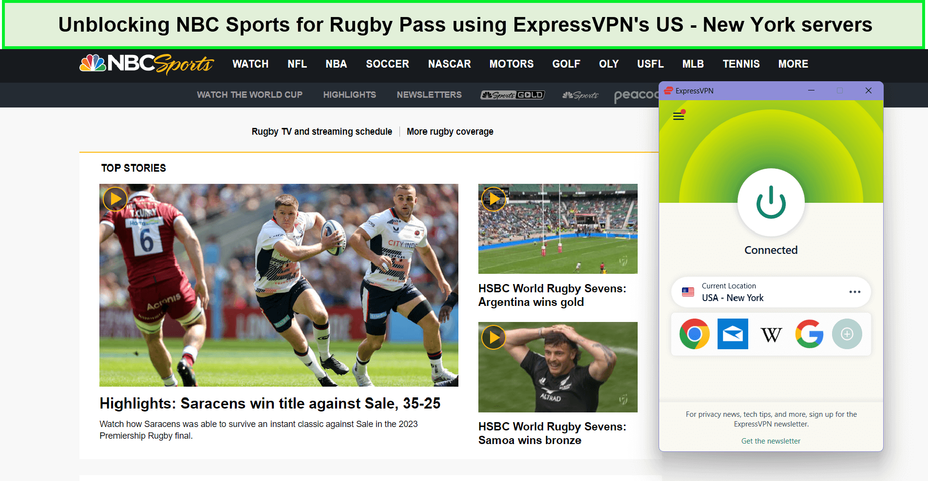 Best VPN For RugbyPass outside USA 2023