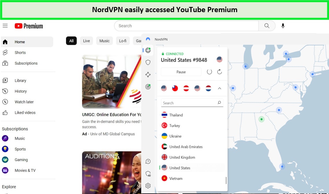 nordvpn-unblocks-youtube-premium-in-Spain