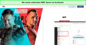 rmc-sport-unblocking-surfshark-in-USA