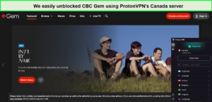 unblock-cbc-gem-protonvpn-in-Germany