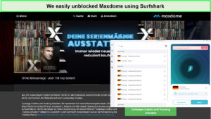 unblock-maxdome-surfshark-outside-Germany