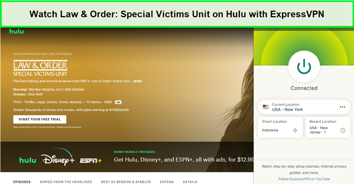  Beobachte Law & Order: Special Victims Unit. in - Deutschland Auf Hulu mit ExpressVPN. 