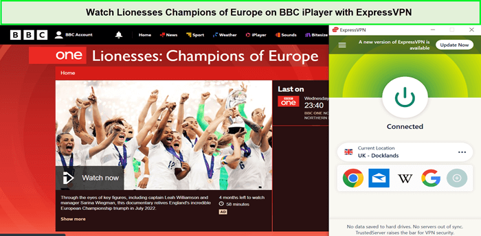 Watch-Lionesses-Champions-of-Europe-in-Spain-on-BBC-iPlayer-with-ExpressVPN