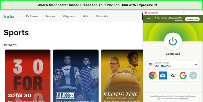 Watch-Manchester-United-Preseason-Tour-in-Canada-on-Hulu-with-ExpressVPN