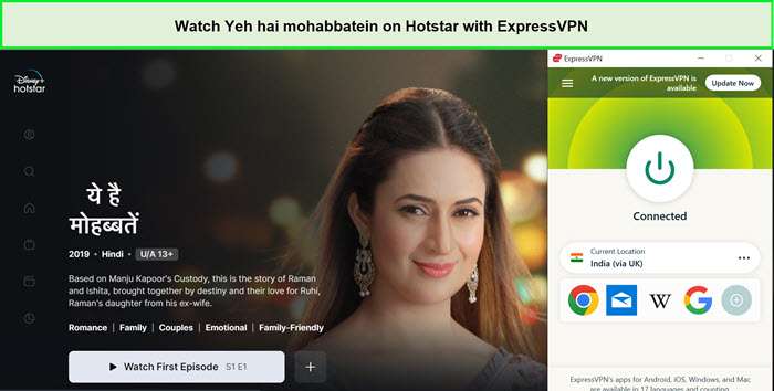 Watch-Yeh-hai-mohabbatein-in-Hong Kong-on-Hotstar-with-ExpressVPN