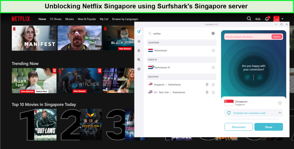 netflix-singapore-with-surfshark-in-France