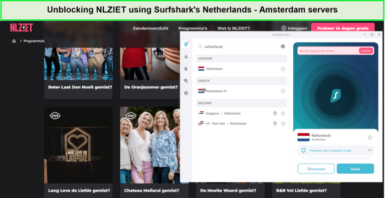 nlziet-unblocked-with-surfshark-in-France
