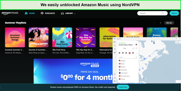 unblock-amazon-music-with-nordvpn-outside-USA