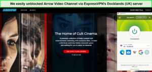 unblock-arrow-video-channel-expressvpn-uk-server-in-Spain