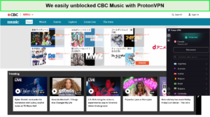 unblock-cbc-music-protonvpn-in-South Korea