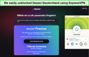 unblock-deezer-deutschland-expressvpn-outside-Germany