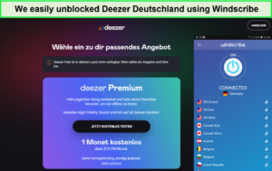 unblock-deezer-deutschland-windscribe-in-Netherlands