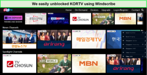 unblock-kortv-windscribe-outside-South Korea