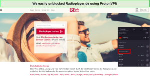 unblock-radioplayerde-protonvpn-in-France
