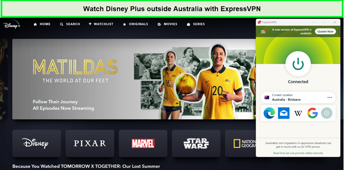 watch Disney Plus outside Australia with ExpressVPN