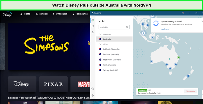 watch Disney Plus outside Australia with NordVPN