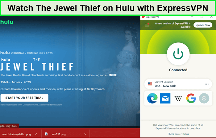 watch-the-jewel-thief-on-hulu-with-expressvpn-in-Singapore