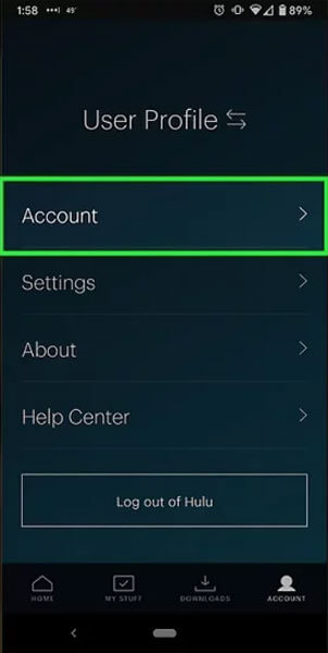 Hulu-Cancel-on-Mobile-step-1-in-Singapore