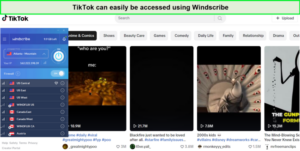 TikTok-connected-with-Windscribe-in-Japan