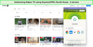 Unblocking-Kakao TV-with-ExpressVPN-in-Italy