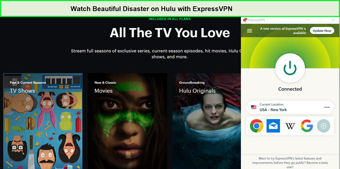 Watch-Beautiful-Disaster-in-Australia-on-Hulu-with-ExpressVPN