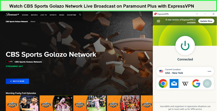 Watch-CBS-Sports-Golazo-Network-Live-Broadcast-in-South Korea-on-Paramount-Plus-with-ExpressVPN