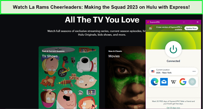 Watch-La-Rams-Cheerleaders-Making-the-Squad-2023-on-Hulu-with-Express-in-South Korea