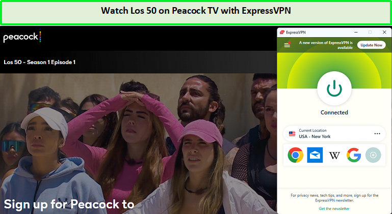 Watch-Los-50-in-South Korea-on-Peacock-with-ExpressVPN