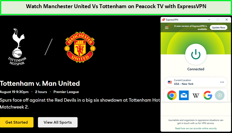 Watch-Manchester-United-Vs-Tottenham-in-South Korea-on-Peacock-TV-with-ExpressVPN