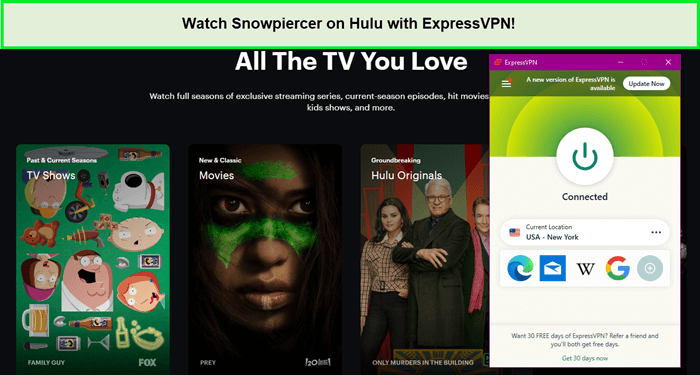  Schauen Sie Snowpiercer auf Hulu mit ExpressVPN an. in - Deutschland 