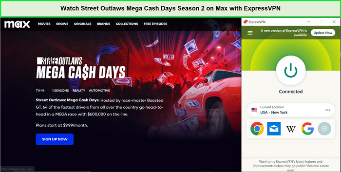 Watch-Street-Outlaws-Mega-Cash-Days-Season-2-in-New Zealand-on-Max-with-ExpressVPN