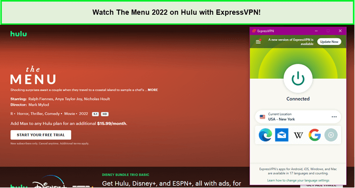 Watch-The-Menu-2022-on-Hulu-with-ExpressVPN-in-Singapore