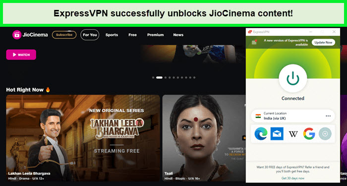expressvpn-unblocks-jiocinema-outside-India