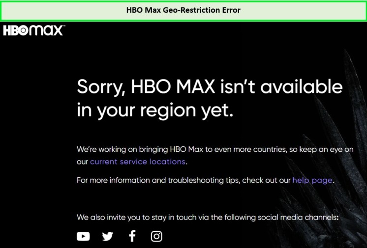 HBO-Max geo-restriction