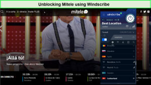 mitele-unblocked-via-windscribe-in-UAE