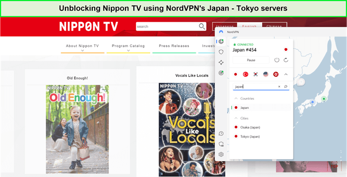 nippon-tv-unblocked-in-UK-by-nordvpn