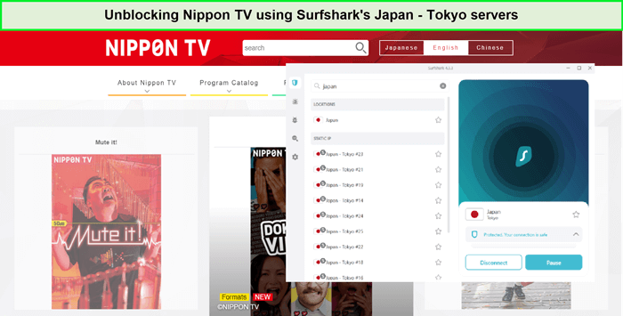 nippon-tv-unblocked-in-Germany-by-surfshark