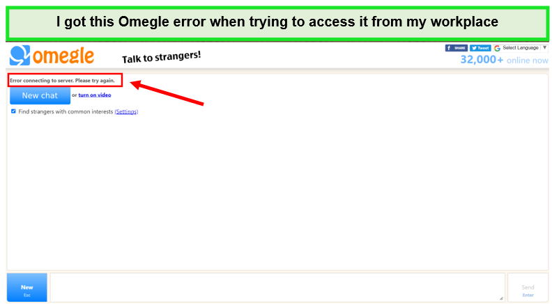 omegle-error-connecting