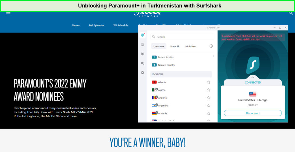 paramount-plus-in-turkmenistan-with-surfshark-For Netherland Users 