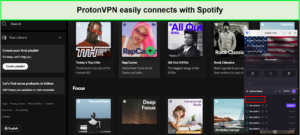 spotify-connected-with-protonvpn-in-Spain
