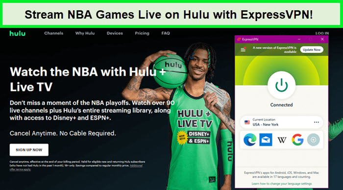 Watch-NBA-Games-2024-in-UK-On-Hulu-with-expressvpn