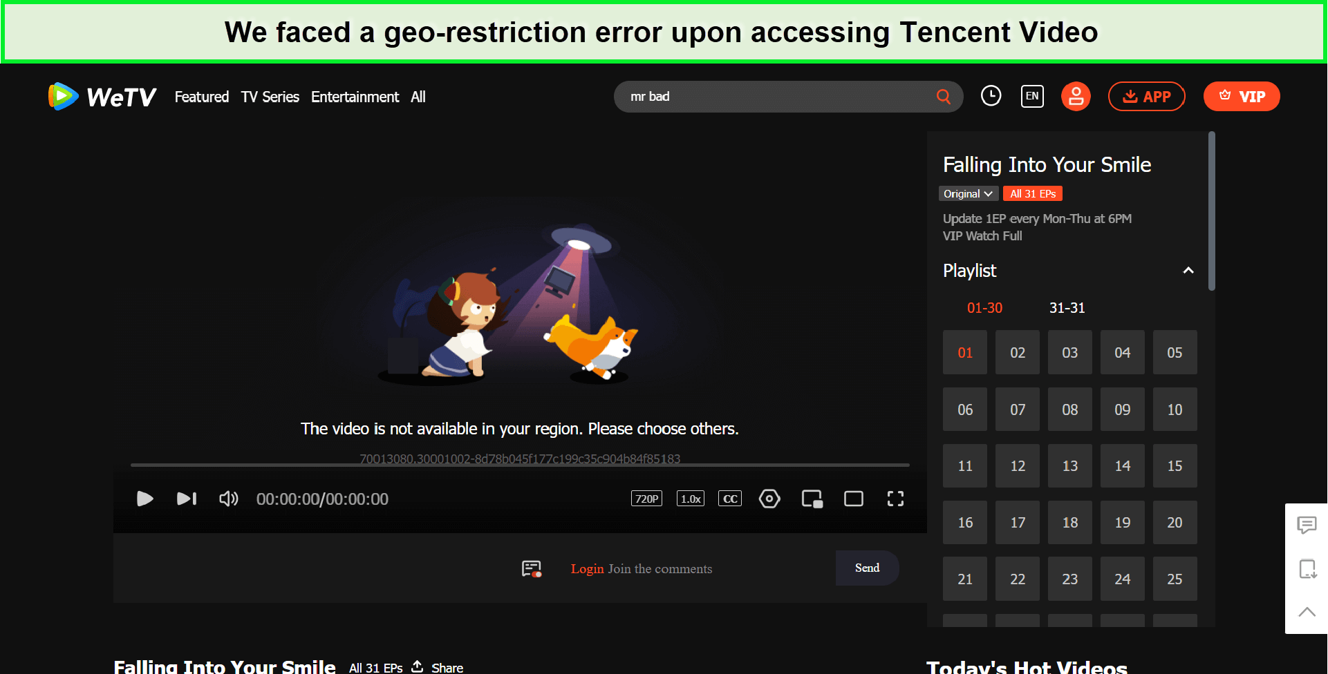 tencent-video-outside-Hong Kong-geo-restriction-error