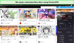 unblock-nico-nico-protonvpn-in-South Korea