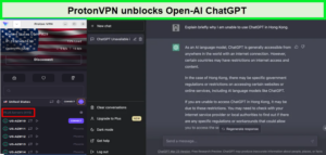 unblock-openAI-Chatgpt-with-protonvpn-in-Spain